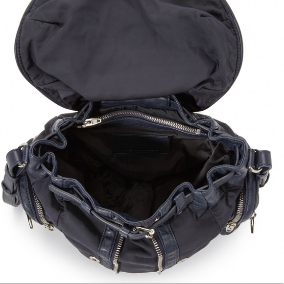 ALEXANDER WANG MARTI BACKPACK NYLON&LEATHER - Picture 3 of 5